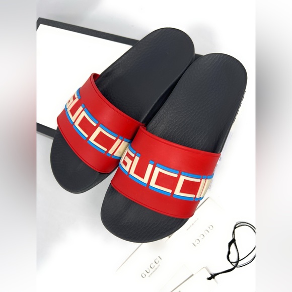 Gucci Rubber Slides size 36 Authentic - Picture 4 of 14